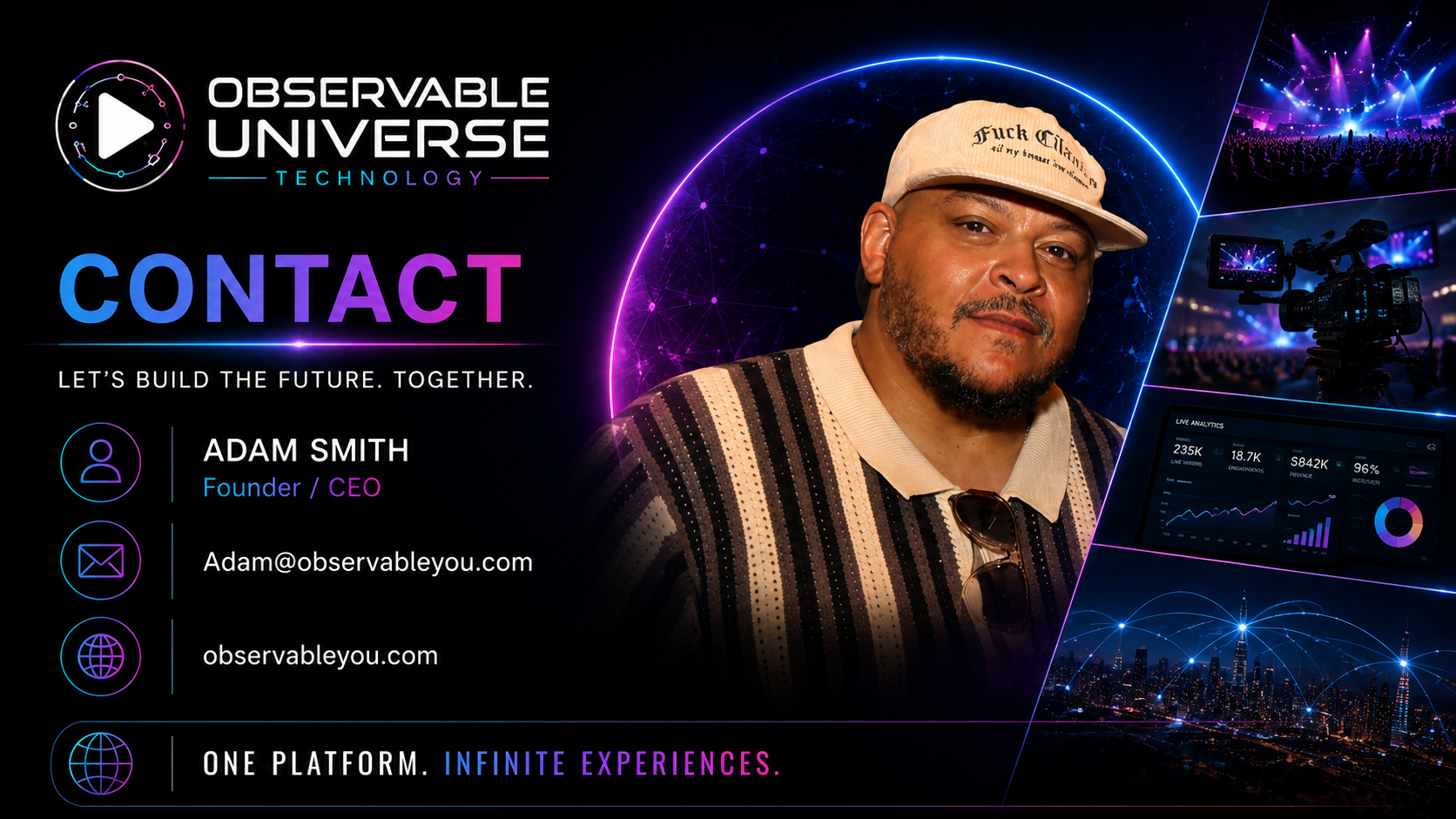 Observable Universe streaming visual